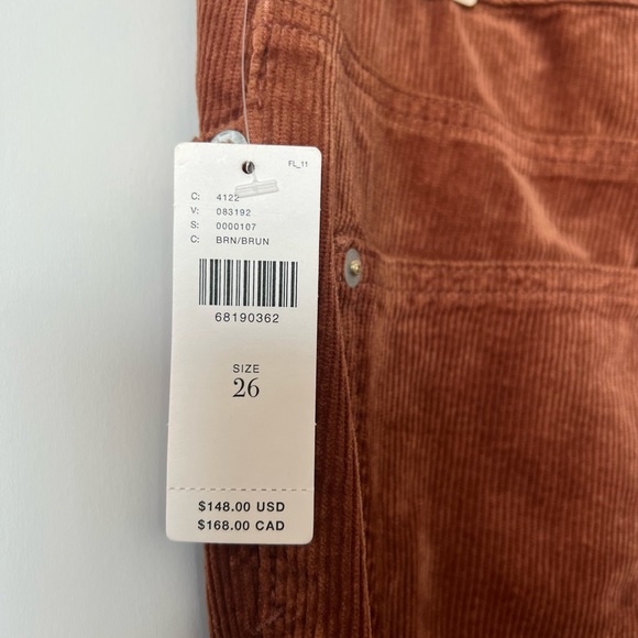 Sued burnt orange flare pants - Picture 3 of 3
